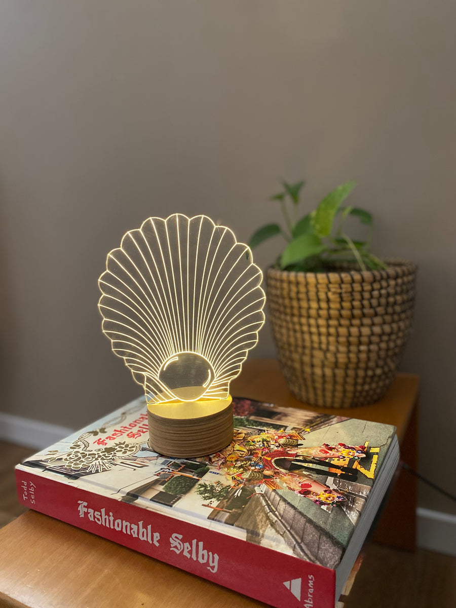 BULB Optical Illusion 2D To 3D Table Lamp – Studio Cheha