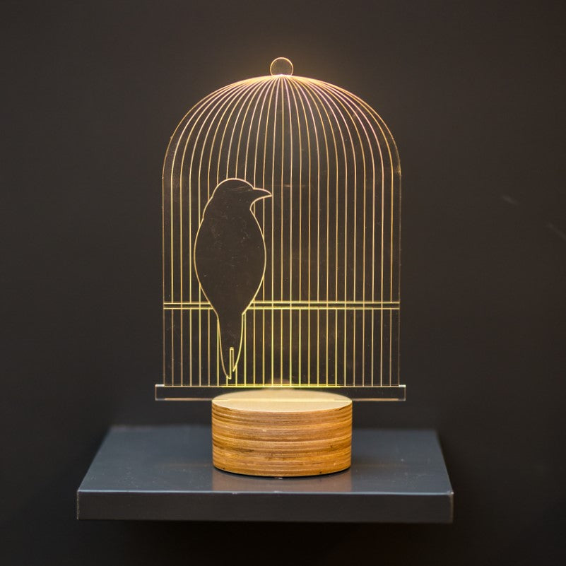 Birdcage Led Lamp